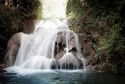 Waterfall at Monasterio de Piedra